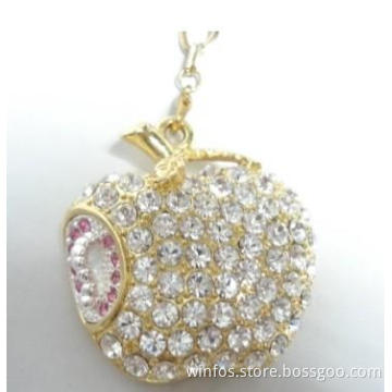Crystal Apple Shape USB Memory